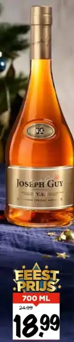 Vomar Voordeelmarkt Joseph Guy Cognac 700ml aanbieding