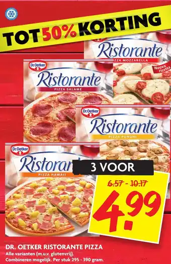 Dekamarkt Dr. Oetker ristorante pizza aanbieding