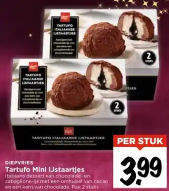 Vomar Voordeelmarkt Tartufo Mini IJstaartjes aanbieding