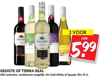 Dekamarkt Gesigte of tierra real aanbieding