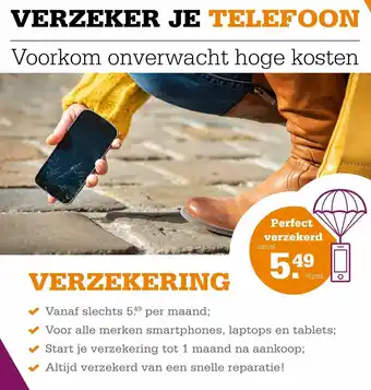 Telecombinatie Verzeker je telefoon aanbieding