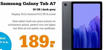 Telecombinatie Samsung galaxy tab A7 32gb dark grey aanbieding