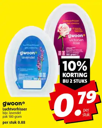 Boni gwoon Luchtverfrisser aanbieding