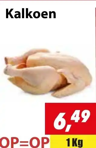 Tanger Markt Kalkoen 1kg aanbieding