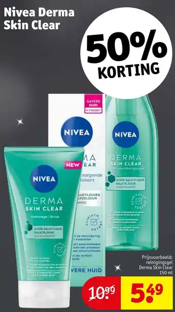 Kruidvat Nivea Derma Skin Clear aanbieding