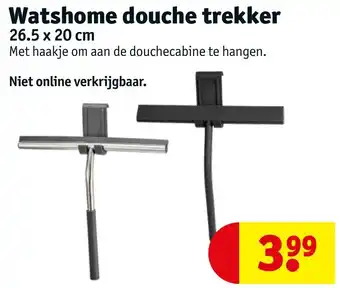Kruidvat Watshome douche trekker 26.5 x 20 cm aanbieding