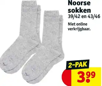 Kruidvat Noorse sokken aanbieding