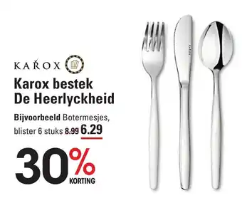 Sligro Karox Bestek De Heerlyckheid 6st - Botermesjes aanbieding