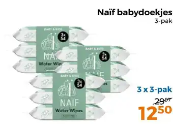 Trekpleister Naïf babydoekjes aanbieding