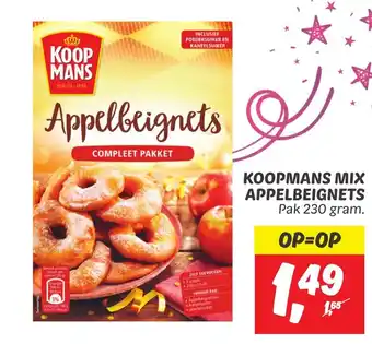 Dekamarkt KOOPMANS MIX APPELBEIGNETS aanbieding