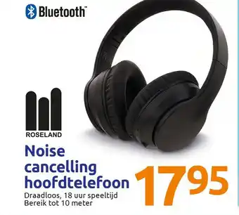 Action Noise cancelling hoofdtelefoon aanbieding