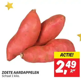 Dekamarkt ZOETE AARDAPPELEN Schaal 1 kilo. aanbieding