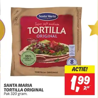 Dekamarkt SANTA MARIA TORTILLA ORIGINAL aanbieding