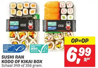 Dekamarkt SUSHI RAN KODO OF KIKAI BOX aanbieding