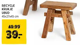 Xenos RECYCLE KRUKJE UBUD aanbieding