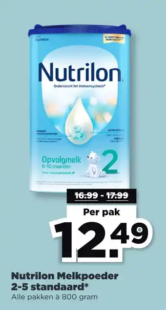 PLUS Nutrilon Melkpoeder 2-5 standaard aanbieding