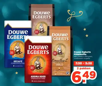 PLUS Douwe Egberts Filterkoffie aanbieding