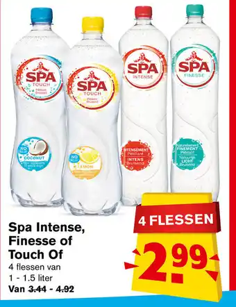 Hoogvliet Spa Intense, Finesse of Touch Of aanbieding