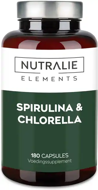 Amazon Spirulina & chlorella 1800mg | detox, energie, kracht & verzadigingseffect | superaliment rijk aan proteïnen & vitaminen | 18 aanbieding