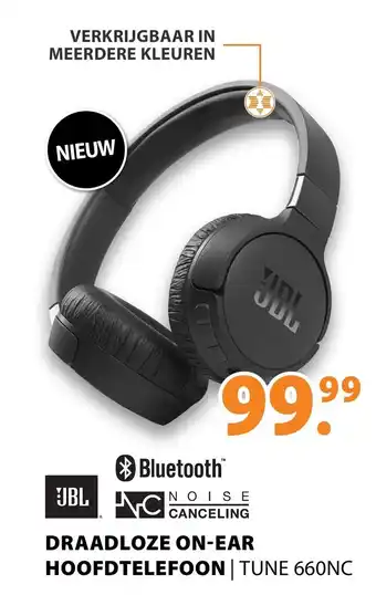 Expert JBL Draadloze On-Ear Hoofdtelefon | TUNE 660NC aanbieding