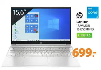 Expert HP Laptop | PAVILION 15-EG0310ND aanbieding