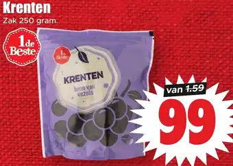 Dirk Krenten 250g aanbieding