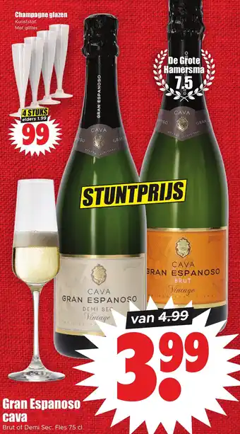 Dirk Gran Espanoso cava aanbieding