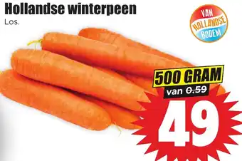 Dirk Hollandse winterpeen 500g aanbieding