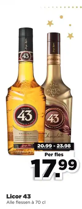 PLUS Licor 43 70 cl aanbieding