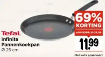 Vomar Voordeelmarkt Tefal Infinite Pannenkoekpan Ø 25 cm aanbieding