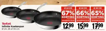 Vomar Voordeelmarkt Tefal Infinite Koekenpan aanbieding