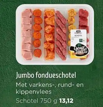 Jumbo Jumbo fondueschotel aanbieding