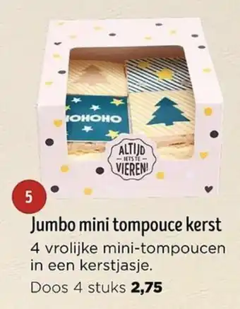 Jumbo Jumbo mini tompouce kerst aanbieding