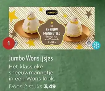 Jumbo Jumbo Wons ijsjes aanbieding