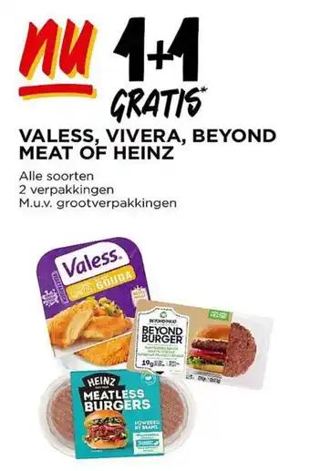 Jumbo VALESS, VIVERA, BEYOND MEAT OF HEINZ aanbieding