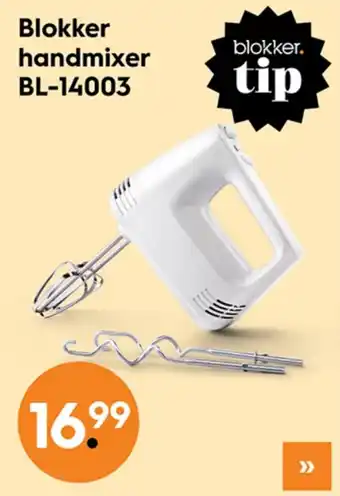 Blokker Blokker handmixer BL-14003 aanbieding