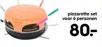 HEMA pizzarette set voor 6 personen aanbieding