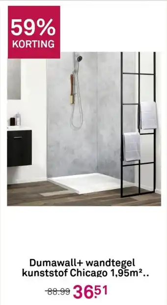 Karwei Dumawall+ wandtegel kunststof Chicago 1,95m2 aanbieding