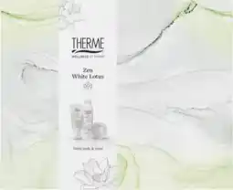 De Online Drogist Therme geschenkset zen white lotus welness treatment 1st aanbieding