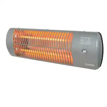 Sanitairwinkel.nl Eurom badkamerkachel 1200watt 55.6x15.4x15.6cm metaal aanbieding