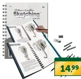 Boekenvoordeel Sketching made easy activity book aanbieding