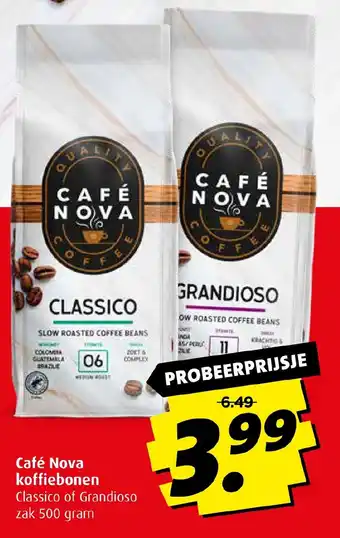 Boni Café Nova koffiebonen aanbieding