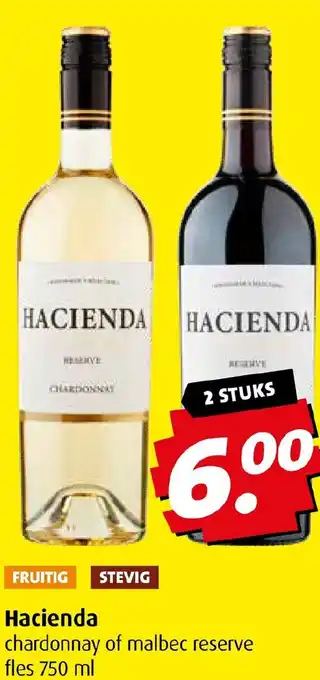 Boni Hacienda 750ml aanbieding