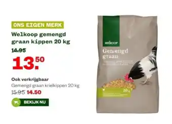 Welkoop Welkoop gemengd graan kippen 20 kg aanbieding
