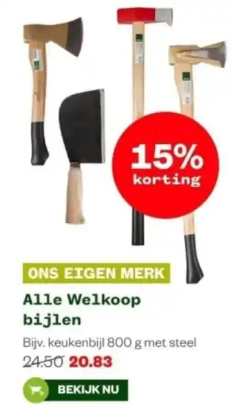 Welkoop Alle Welkoop bijlen aanbieding