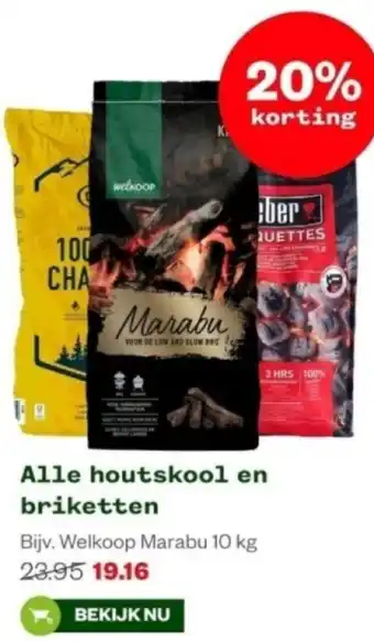 Welkoop Alle houtskool en briketten aanbieding