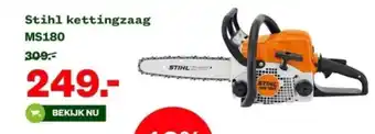 Welkoop Stihl kettingzaag MS180 aanbieding