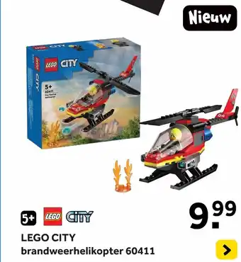 Intertoys LEGO CITY brandweerhelikopter 60411 aanbieding