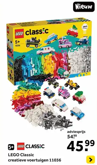 Intertoys LEGO Classic creatieve voertuigen 11036 aanbieding