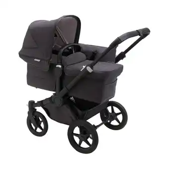 Babypark Bugaboo donkey 5 mono mineral kinderwagen 2-in-1 black / washed black aanbieding